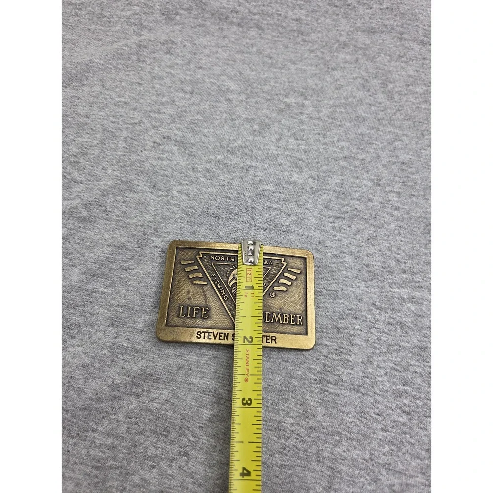 North American Fishing Club Life Member Belt Buckle